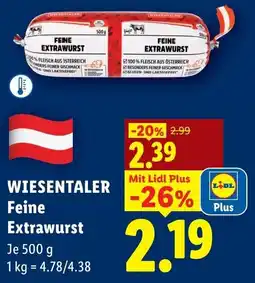Lidl Wiesentaler Feine Extrawurst Angebot