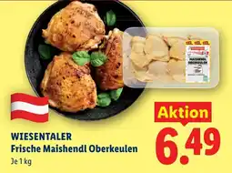 Lidl Wiesentaler Frische Maishendl Oberkeulen Angebot