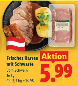 Lidl Frisches Karree mit Schwarte Angebot