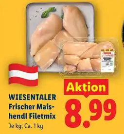 Lidl Wiesentaler frischer maishendl filetmix Angebot