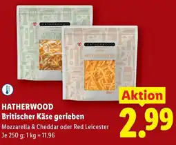 Lidl Hatherwood Britischer Käse gerieben Angebot