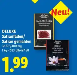 Lidl Deluxe safranfäden safran gemahlen Angebot
