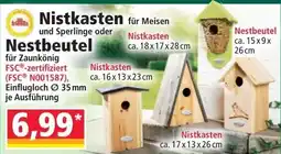 Norma Nistkasten Nestbeutel Angebot
