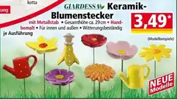 Norma Keramik Blumenstecker Angebot