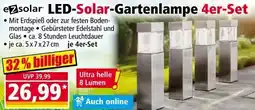 Norma LED Solar Gartenlampe Angebot