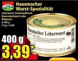 Norma Hausmacher Wurst Spezialität Angebot
