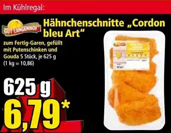 Norma Hähnchenschnitte Cordon bleu Art Angebot