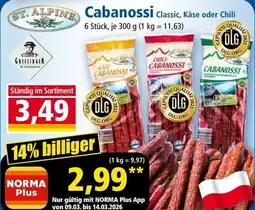 Norma Cabanossi Angebot