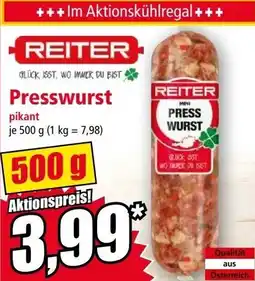 Norma Reiter Presswurst Angebot