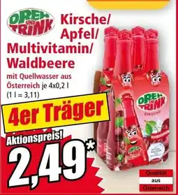 Norma Kirsche Apfel Multivitamin Waldbeere Angebot
