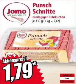 Norma Punsch Schnitte Angebot