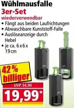 Norma Wühlmausfalle 3er-Set Angebot