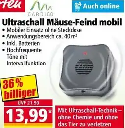 Norma Ultraschall Mäuse Feindmobil Angebot