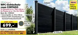 Norma WPC-Sichtschutzzaun CORTADO Angebot