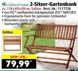 Norma 2-Sitzer Gartenbank Angebot