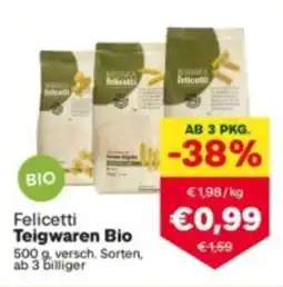 MPreis Felicetti Teigwaren Bio Angebot