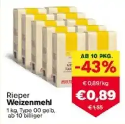 MPreis Rieper Weizenmehl Angebot