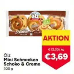 MPreis olz Mini Schnecken Schoko & Creme Angebot