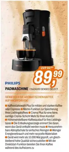 Expert Philips padmaschine Angebot
