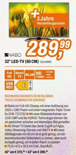 Expert NABO 32" LED-TV Angebot