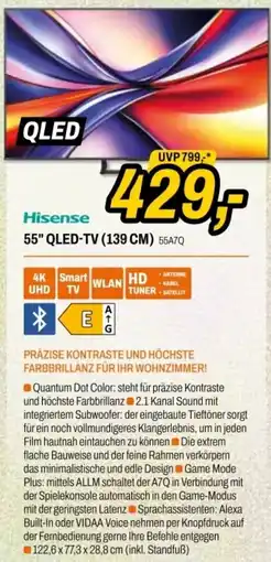 Expert Hisense 55" QLED-TV Angebot
