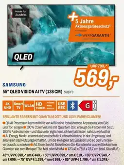 Expert Samsung 55" QLED VISION AI TV Angebot