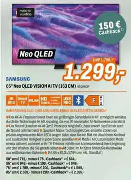 Expert Samsung 65" Neo QLED VISION AI TV Angebot