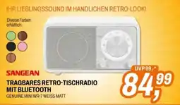 Expert Sangean tragbares retro-tischradio mit bluetooth Angebot