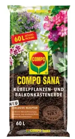 Lagerhaus Compo Sana Kübelpflanzen-Balkonkastenerde Angebot