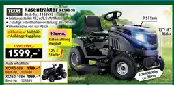 Norma Rasentraktor XC140-98 Angebot