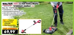 Norma WALTER 3 in 1 Li-Ion-Akku-Multitrimmer/-mäher 20V Angebot