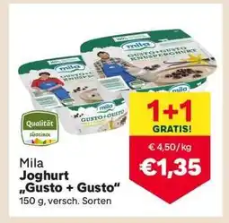 MPreis Mila Joghurt „Gusto + Gusto“ Angebot