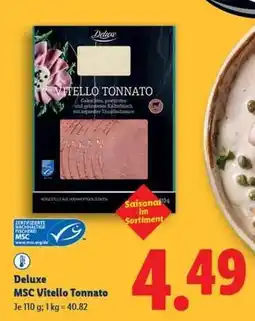 Lidl Deluxe MSC Vitello Tonnato Angebot