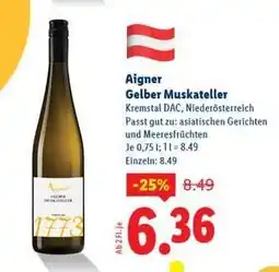 Lidl Aigner Gelber Muskateller Angebot