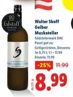 Lidl WALTER SKOFF Gelber Muskateller Angebot