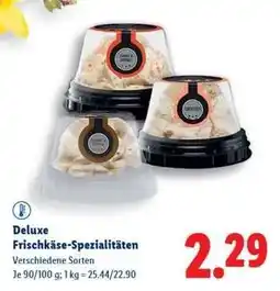 Lidl Deluxe Frischkäse-Spezialitäten Angebot