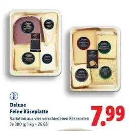Lidl Deluxe Feine Käseplatte Angebot