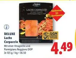 Lidl Deluxe Lachs Carpaccio Angebot