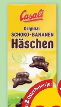 PENNY Casali Schokobananen Häschen Angebot