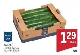 Metro Gurken Angebot