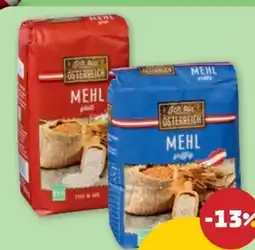 PENNY Ich bin Österreich Mehl Angebot