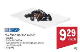 Metro MSC MIESMUSCHELN EXTRA Angebot