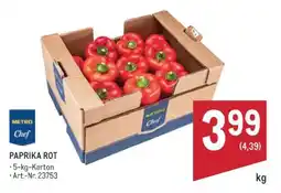 Metro PAPRIKA ROT Angebot