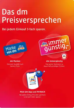 dm Das dm Preisversprechen Angebot