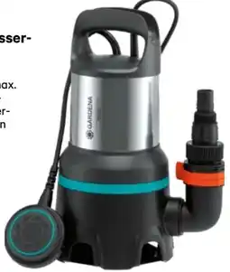 Lagerhaus Gardena Schmutzwasser-Tauchpumpe 16000 Angebot