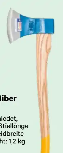 Lagerhaus Müller Biber Axt Angebot