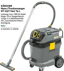 Lagerhaus Kärcher Nass-Trockensauger NT 40/1 Tact Te L Angebot