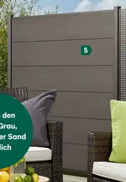 Lagerhaus Sichtschutz System WPC XL Angebot