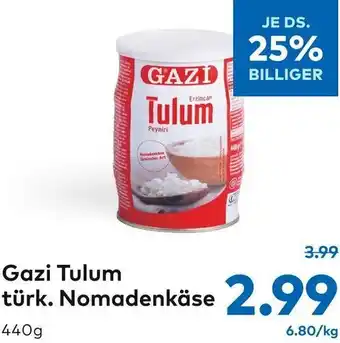 T&G Gazi Tulum Türk. Nomadenkäse 440g Angebot