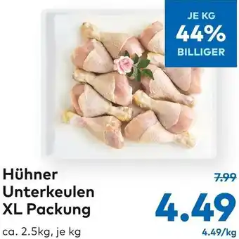 T&G Hühner Unterkeulen XL Packung 2.5kg Angebot